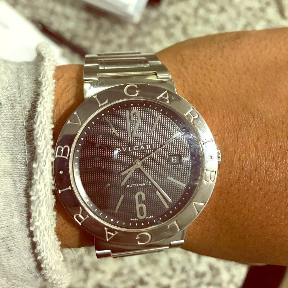 Sold Bulgari stainless steel